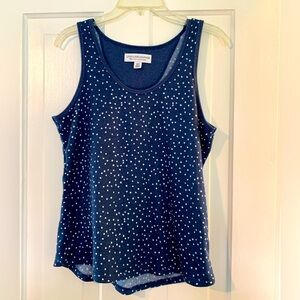 Karen Neuburger polka dot tank soft lounge